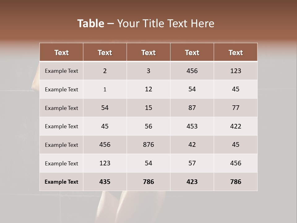 Dark Young Training PowerPoint Template