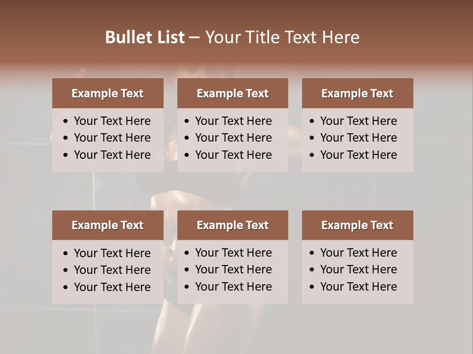 Dark Young Training PowerPoint Template