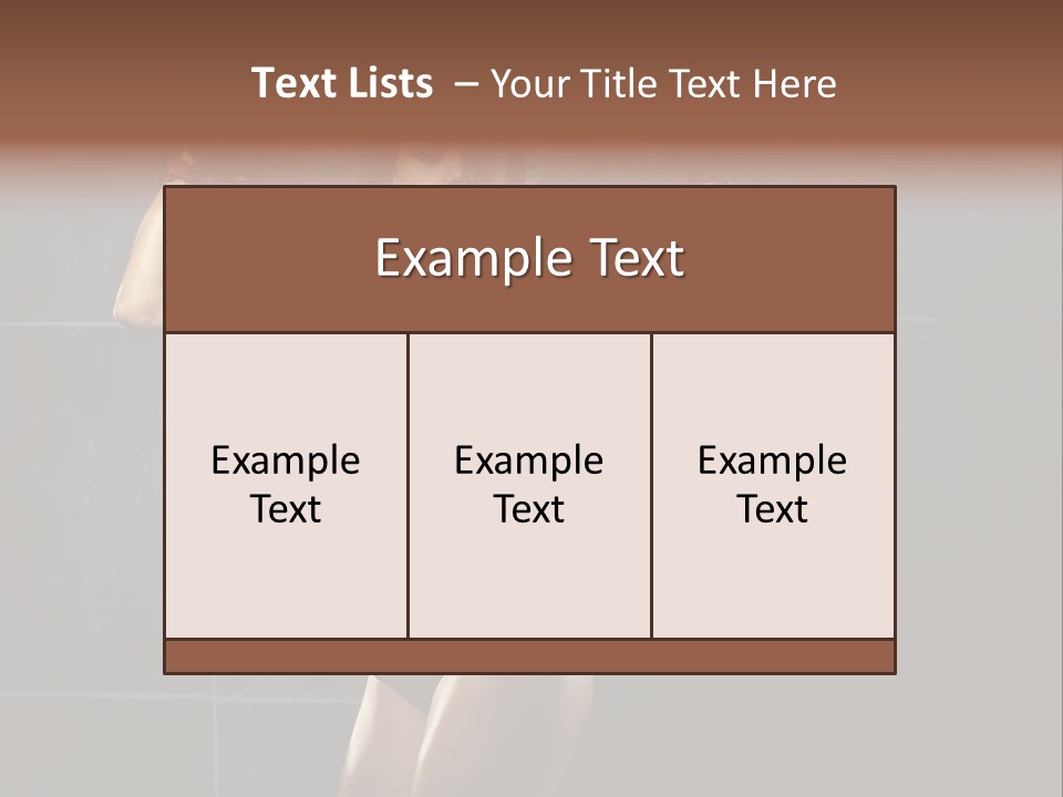 Dark Young Training PowerPoint Template
