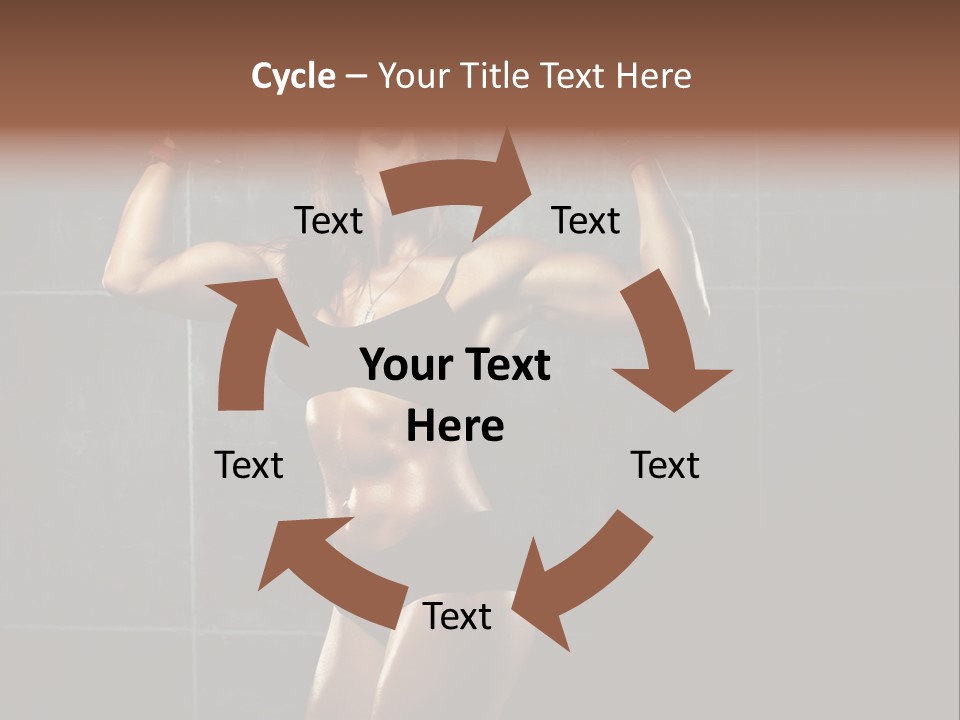 Dark Young Training PowerPoint Template