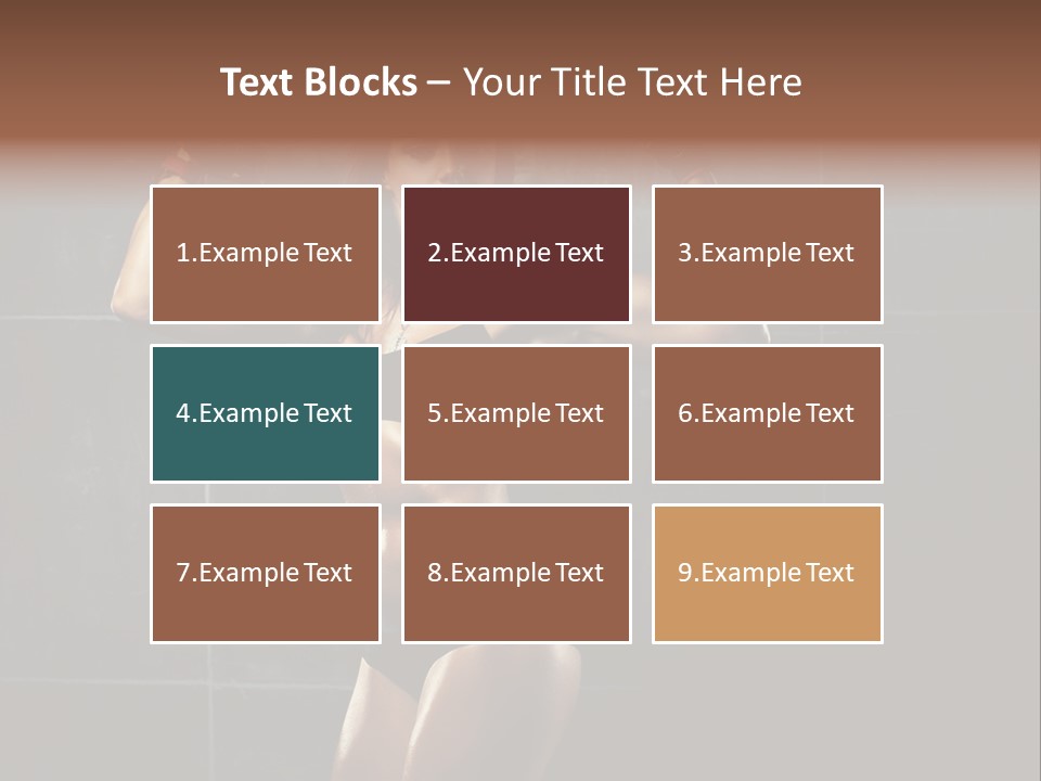Dark Young Training PowerPoint Template