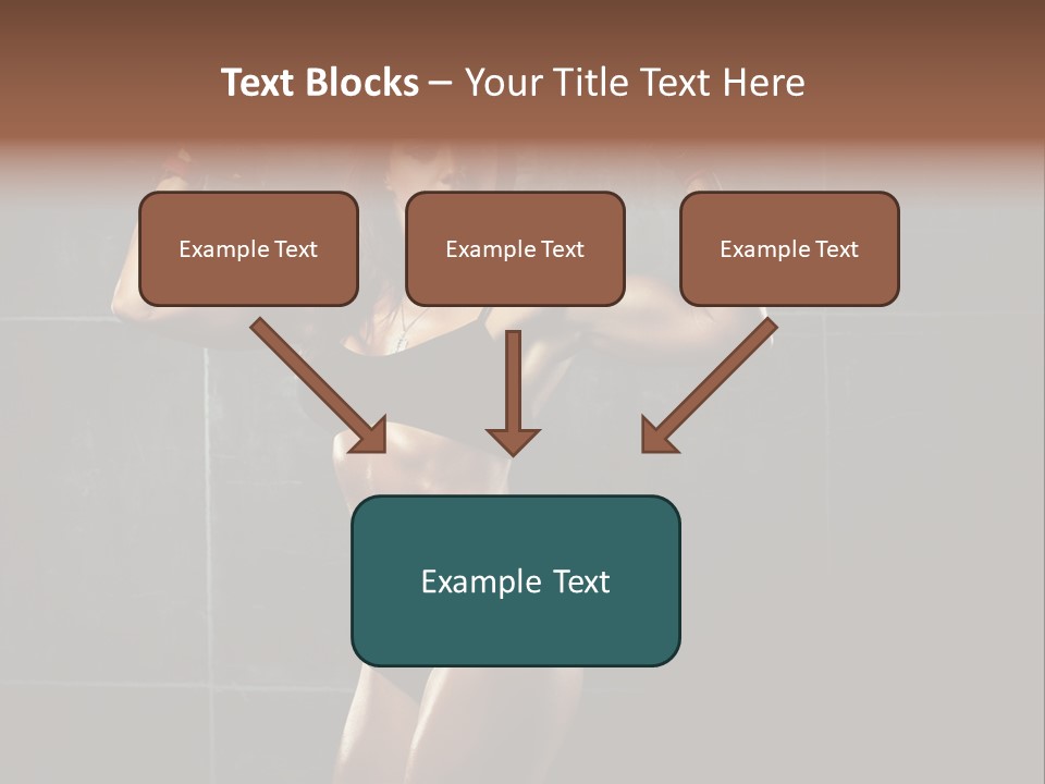Dark Young Training PowerPoint Template
