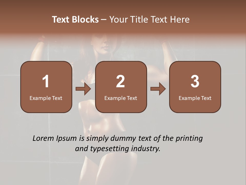 Dark Young Training PowerPoint Template