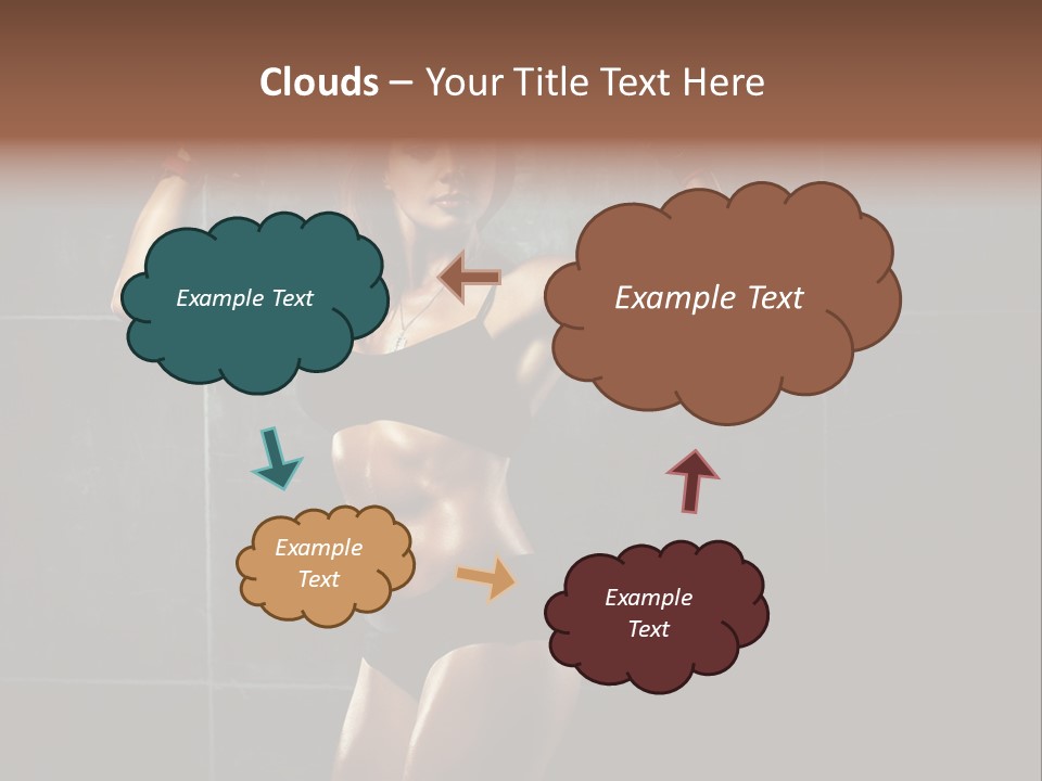 Dark Young Training PowerPoint Template