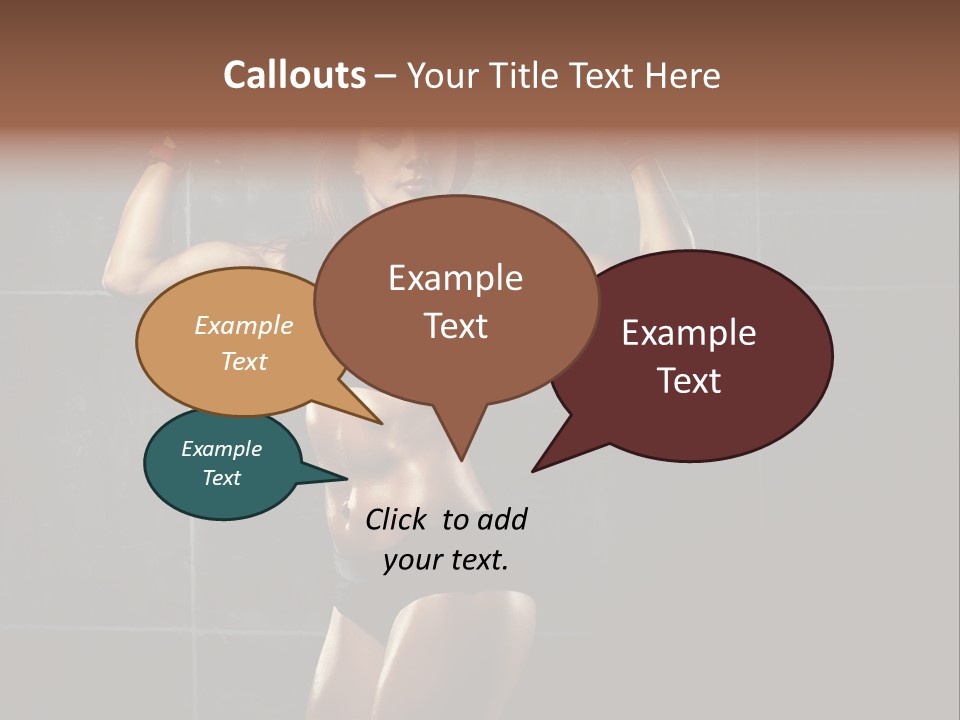 Dark Young Training PowerPoint Template