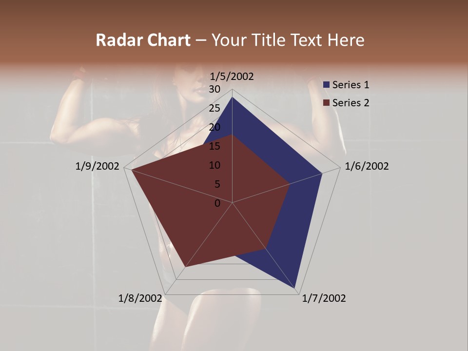 Dark Young Training PowerPoint Template