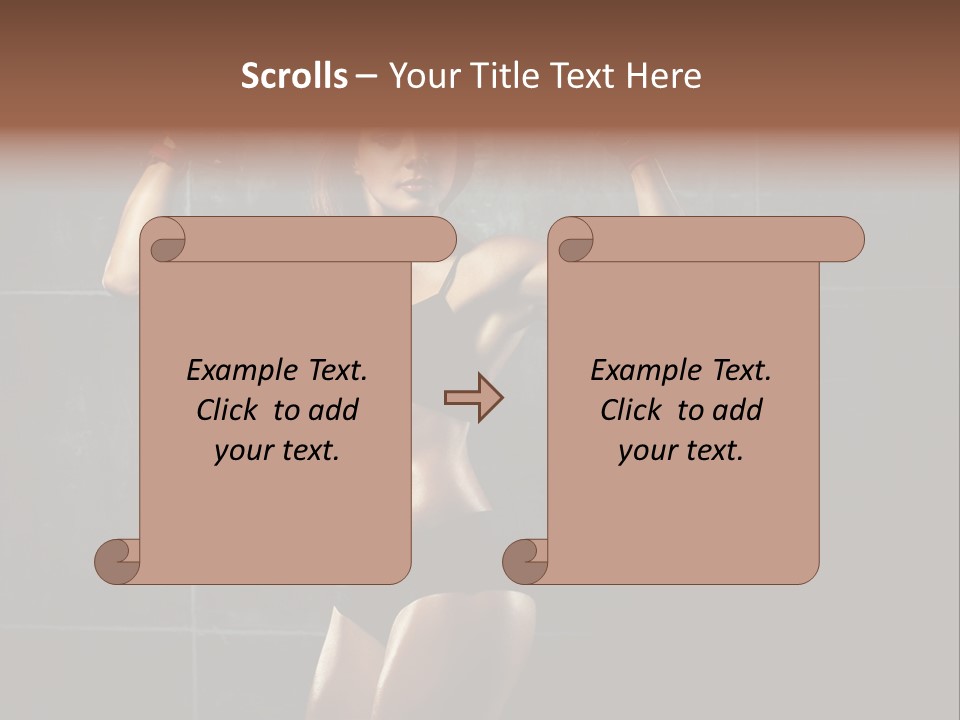 Dark Young Training PowerPoint Template