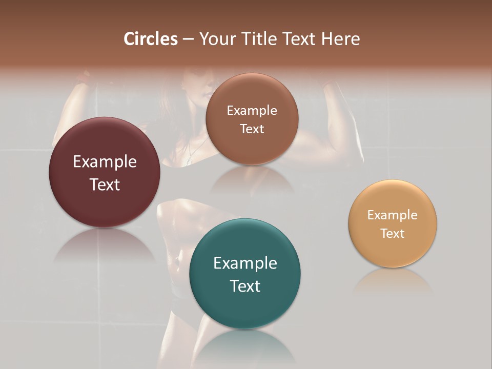 Dark Young Training PowerPoint Template