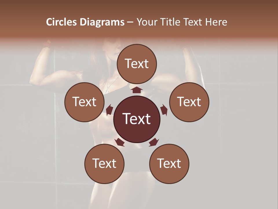 Dark Young Training PowerPoint Template