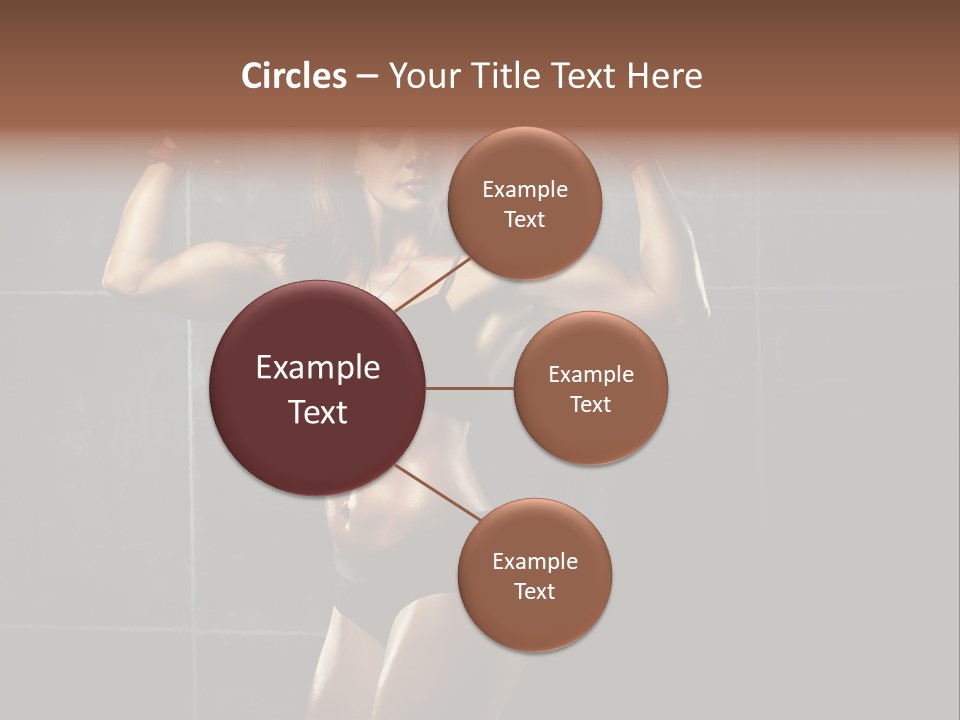 Dark Young Training PowerPoint Template
