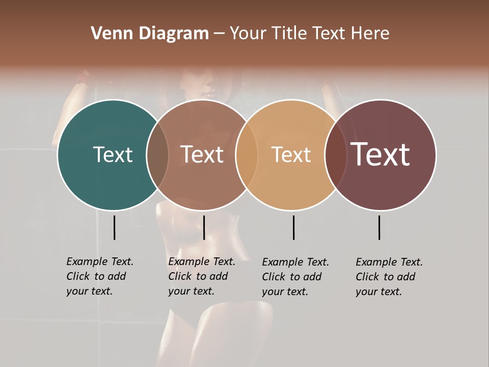 Dark Young Training PowerPoint Template