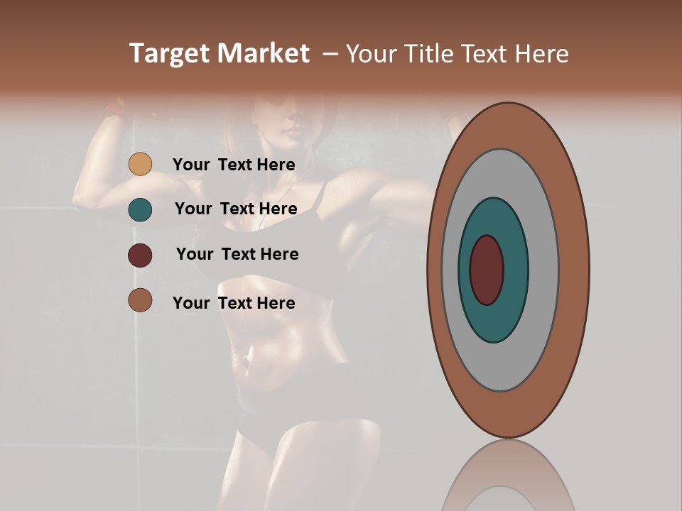 Dark Young Training PowerPoint Template