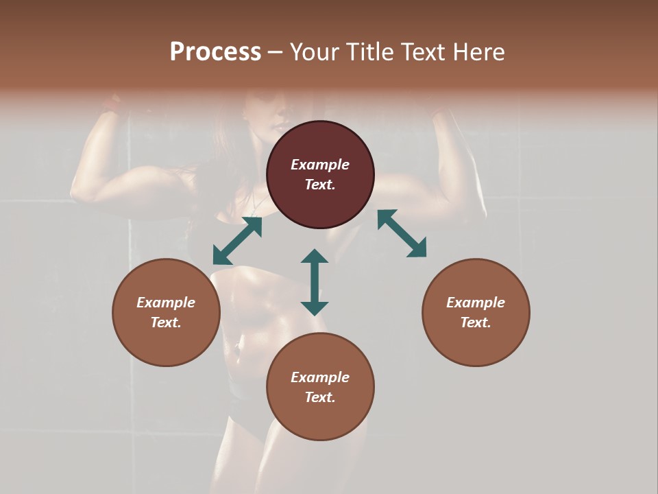 Dark Young Training PowerPoint Template