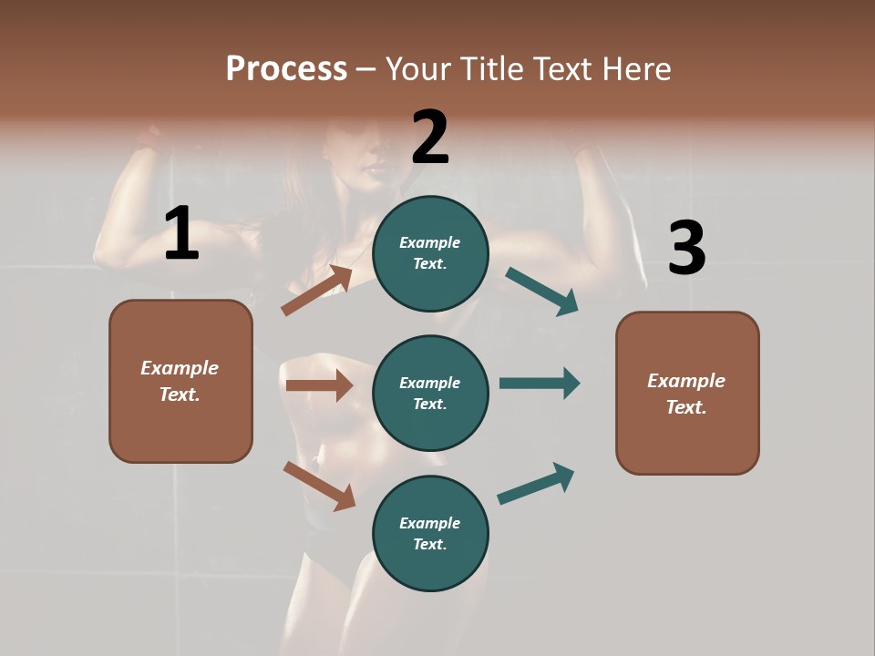 Dark Young Training PowerPoint Template