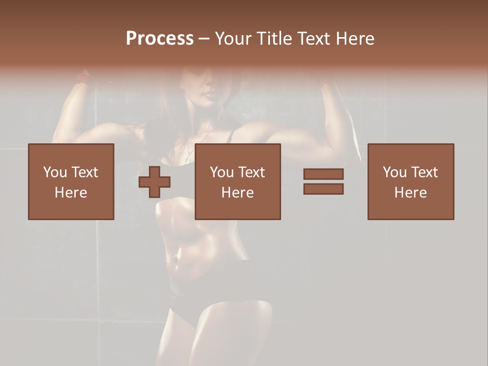 Dark Young Training PowerPoint Template