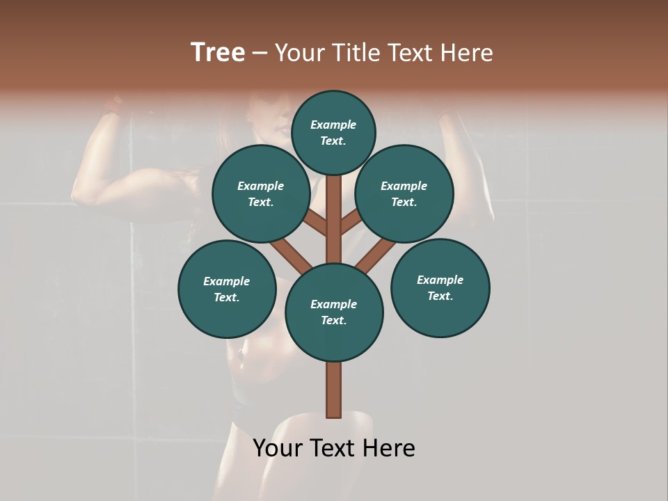 Dark Young Training PowerPoint Template
