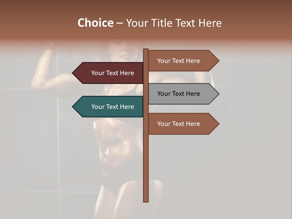 Dark Young Training PowerPoint Template