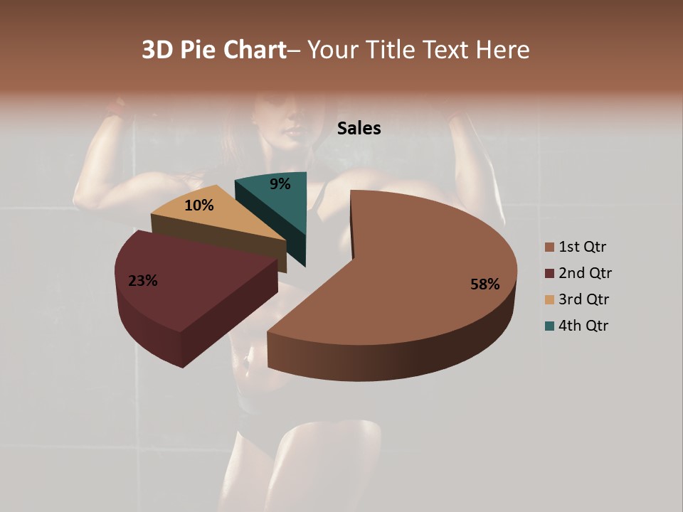 Dark Young Training PowerPoint Template