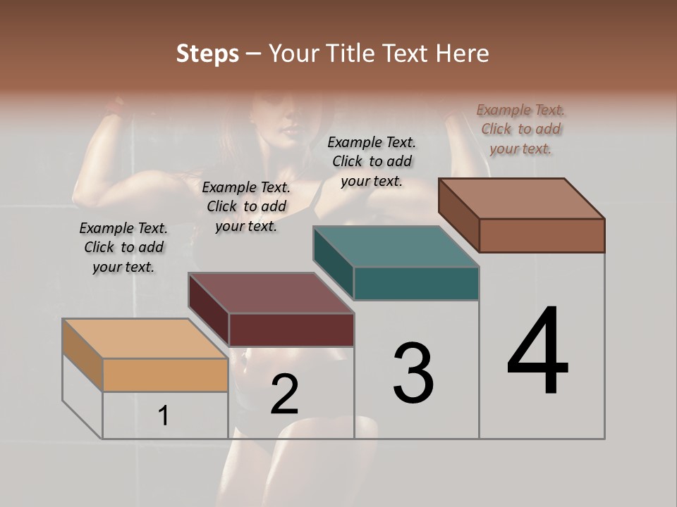 Dark Young Training PowerPoint Template