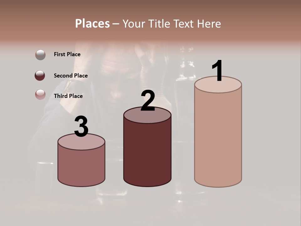 Black Poor Suicide PowerPoint Template