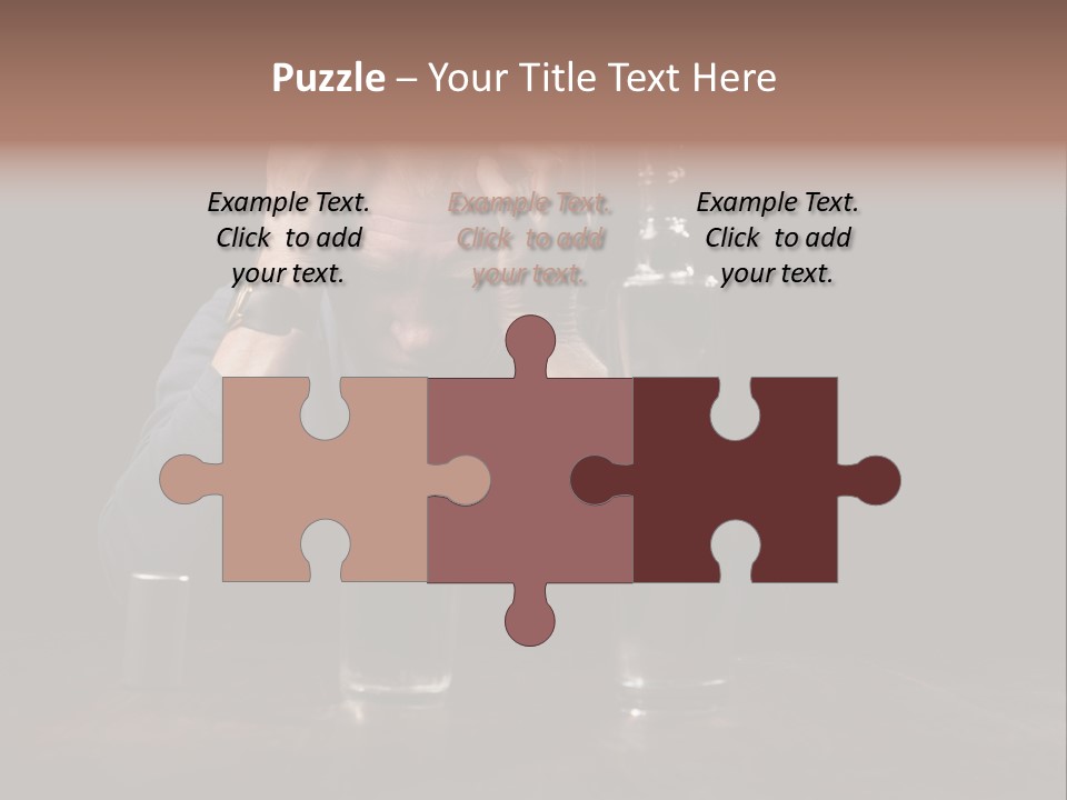 Black Poor Suicide PowerPoint Template