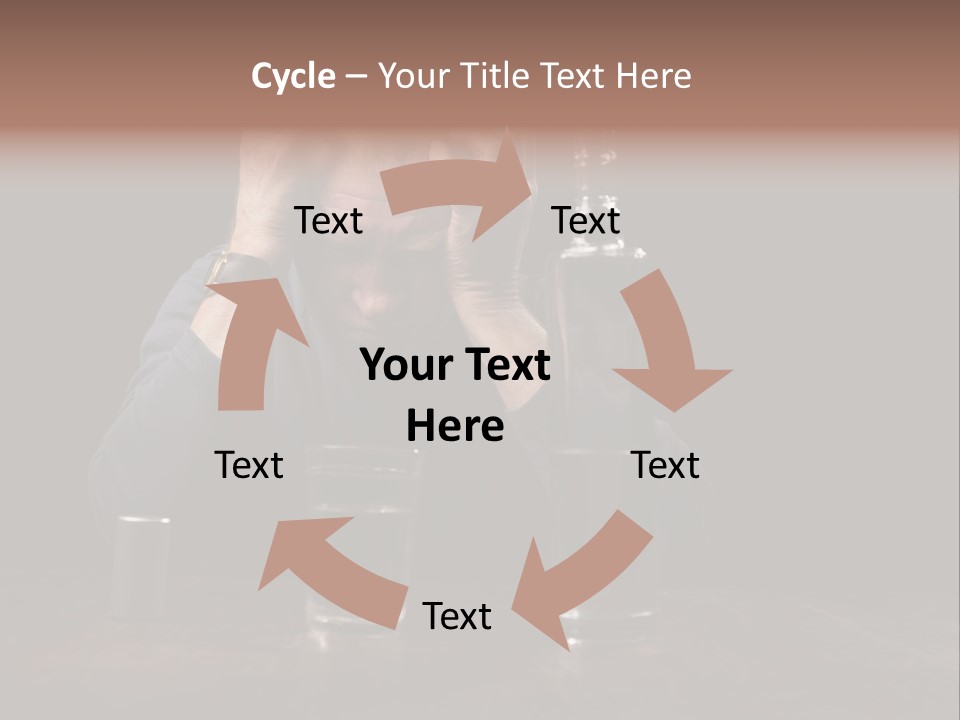 Black Poor Suicide PowerPoint Template