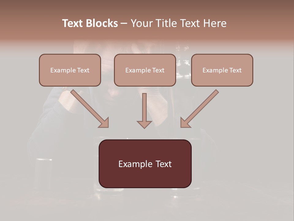 Black Poor Suicide PowerPoint Template