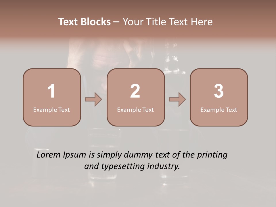 Black Poor Suicide PowerPoint Template