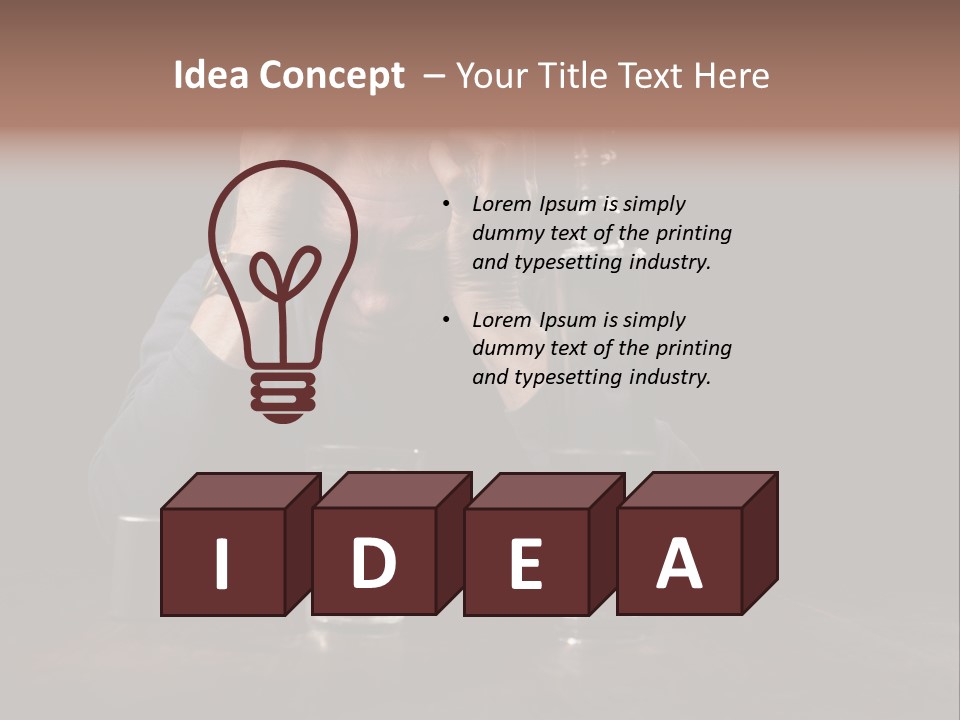 Black Poor Suicide PowerPoint Template