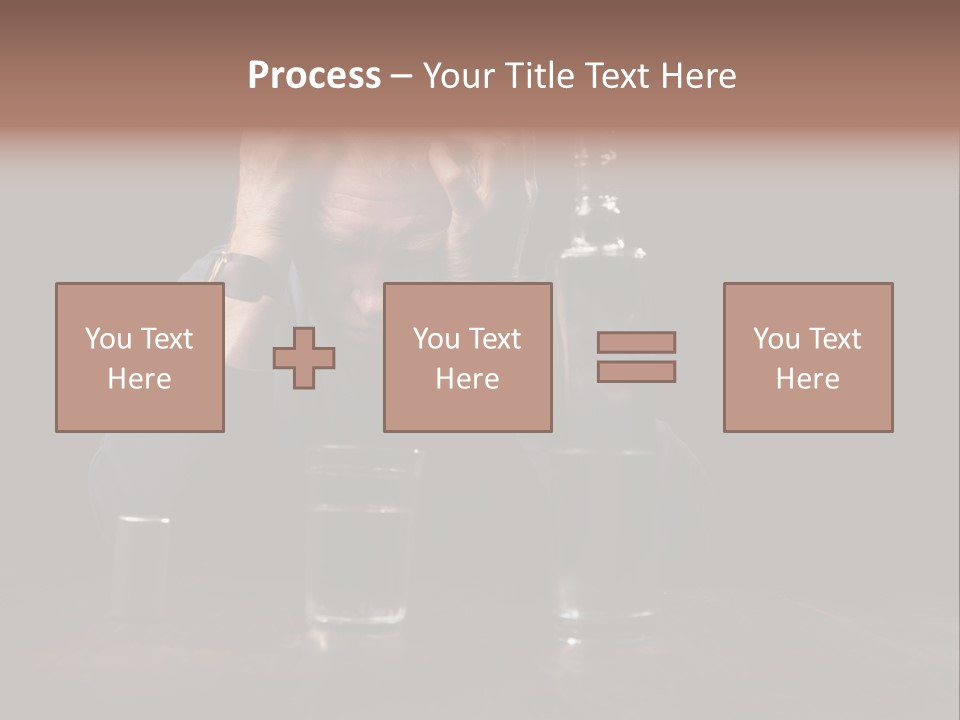 Black Poor Suicide PowerPoint Template