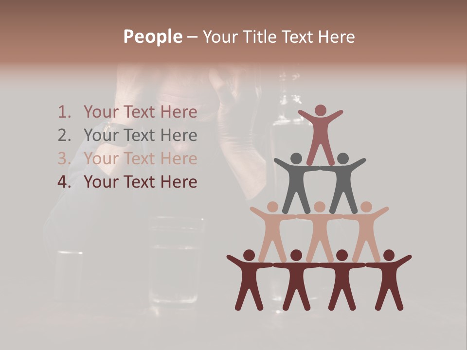 Black Poor Suicide PowerPoint Template