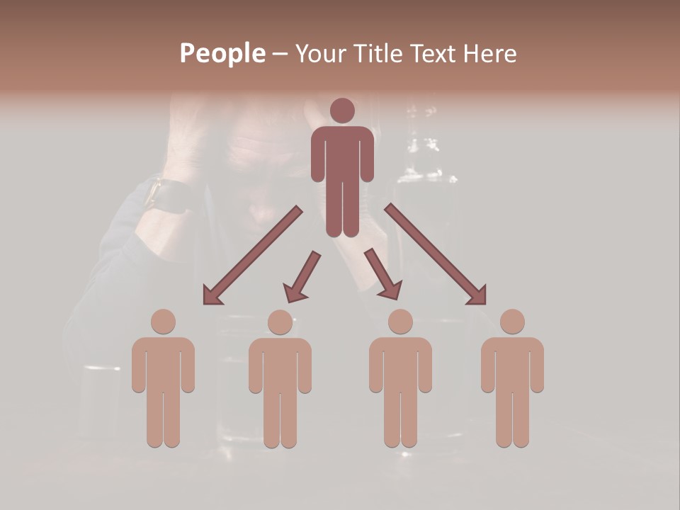 Black Poor Suicide PowerPoint Template