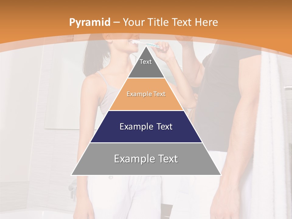 Teeth Couple Toothpaste PowerPoint Template