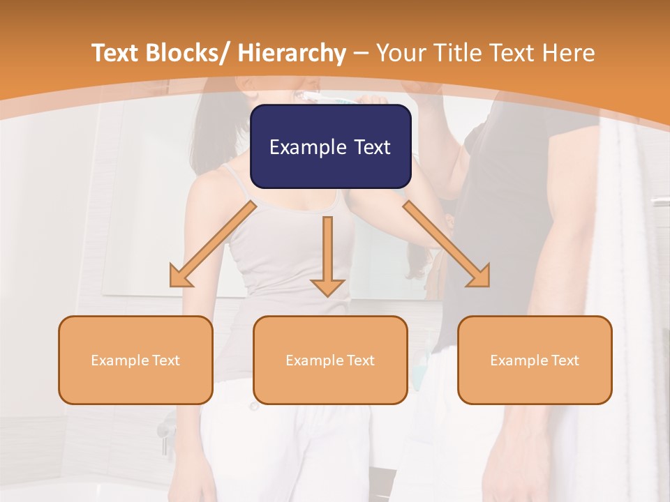 Teeth Couple Toothpaste PowerPoint Template