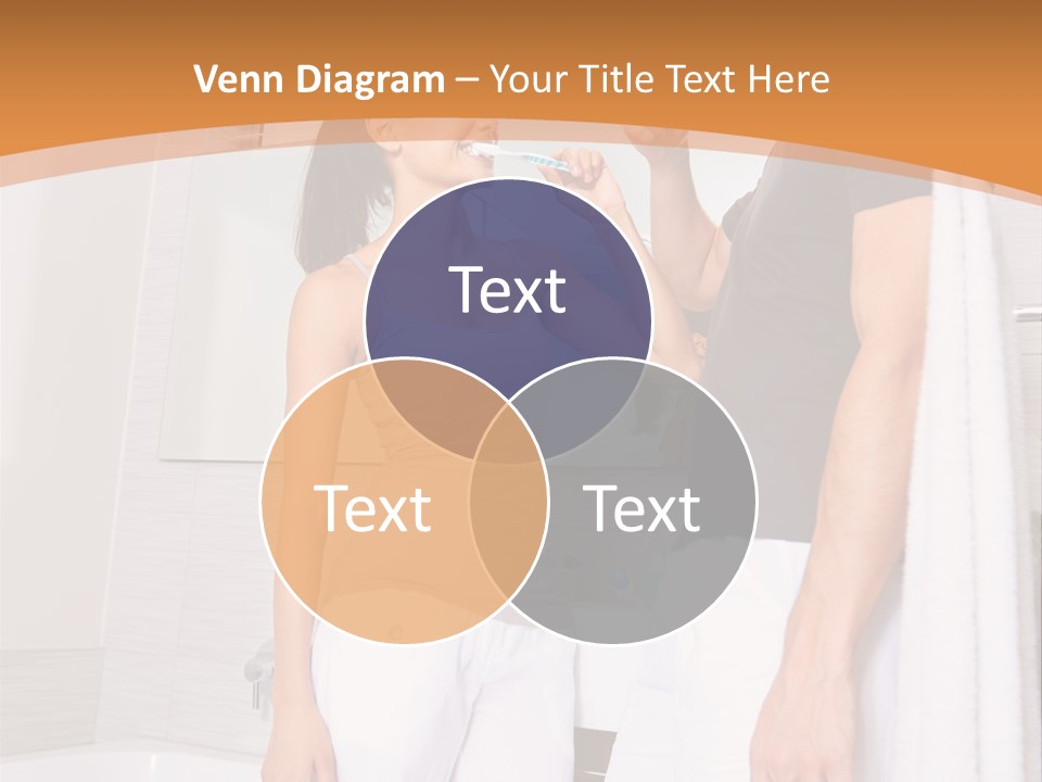 Teeth Couple Toothpaste PowerPoint Template