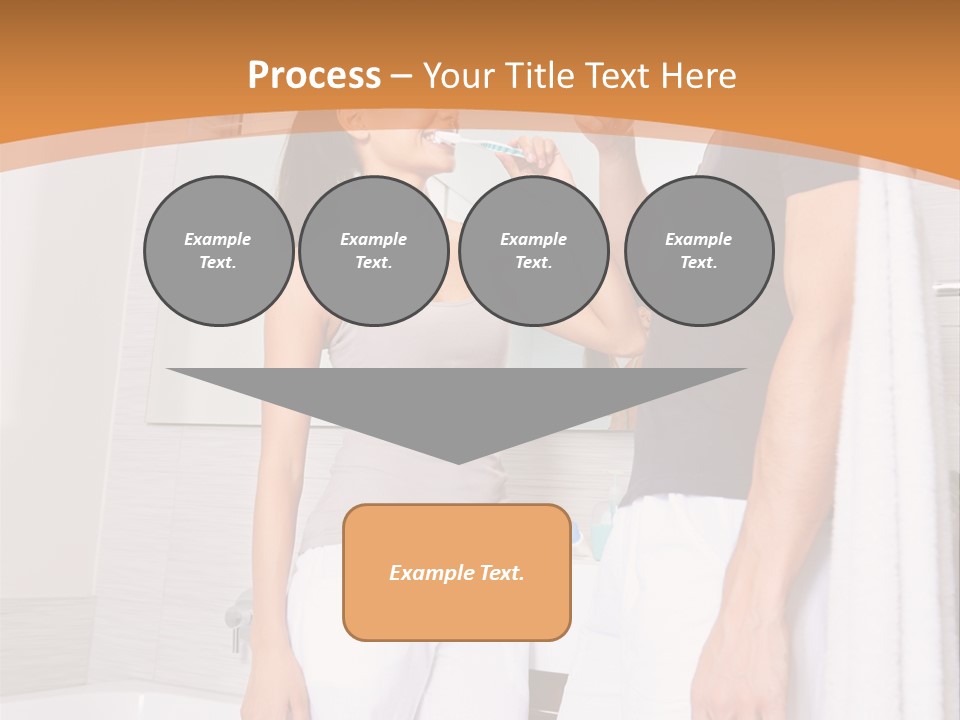 Teeth Couple Toothpaste PowerPoint Template