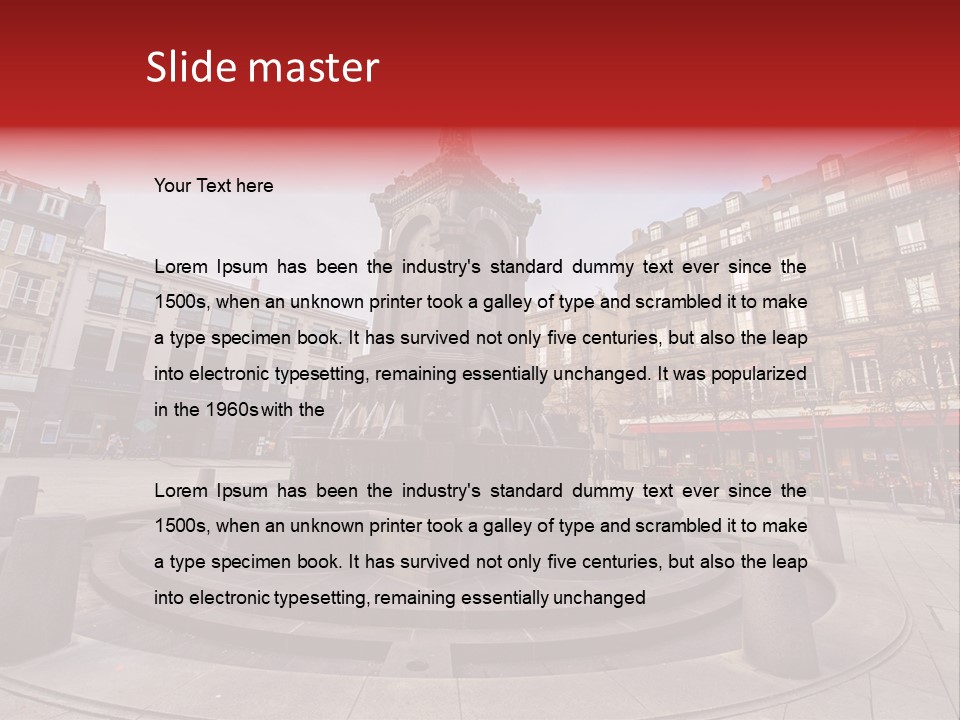 Fly Man Business PowerPoint Template