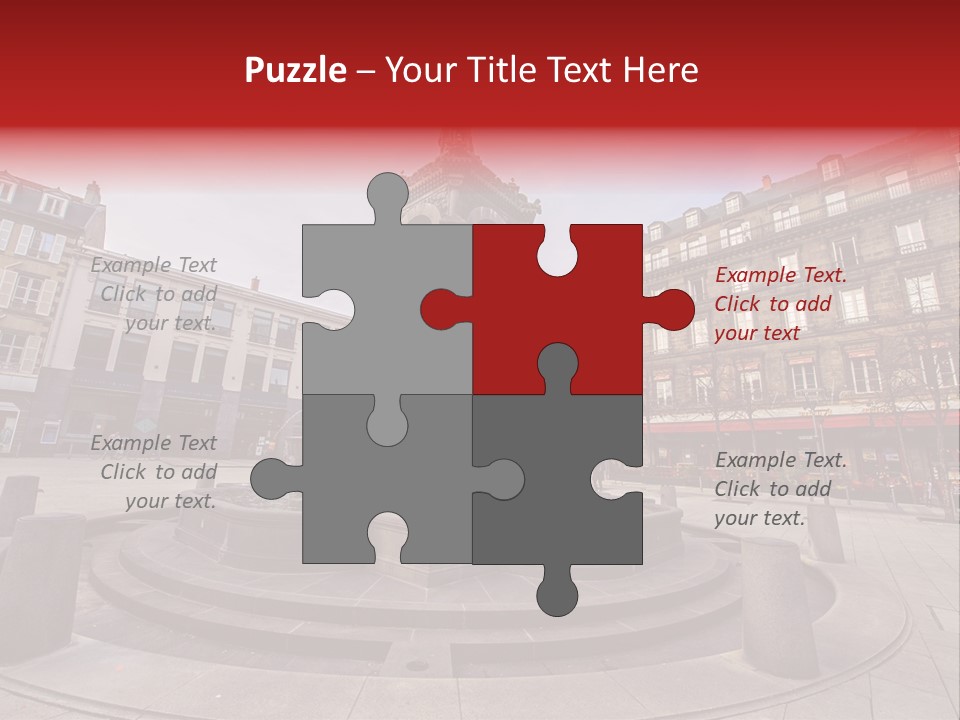 Fly Man Business PowerPoint Template