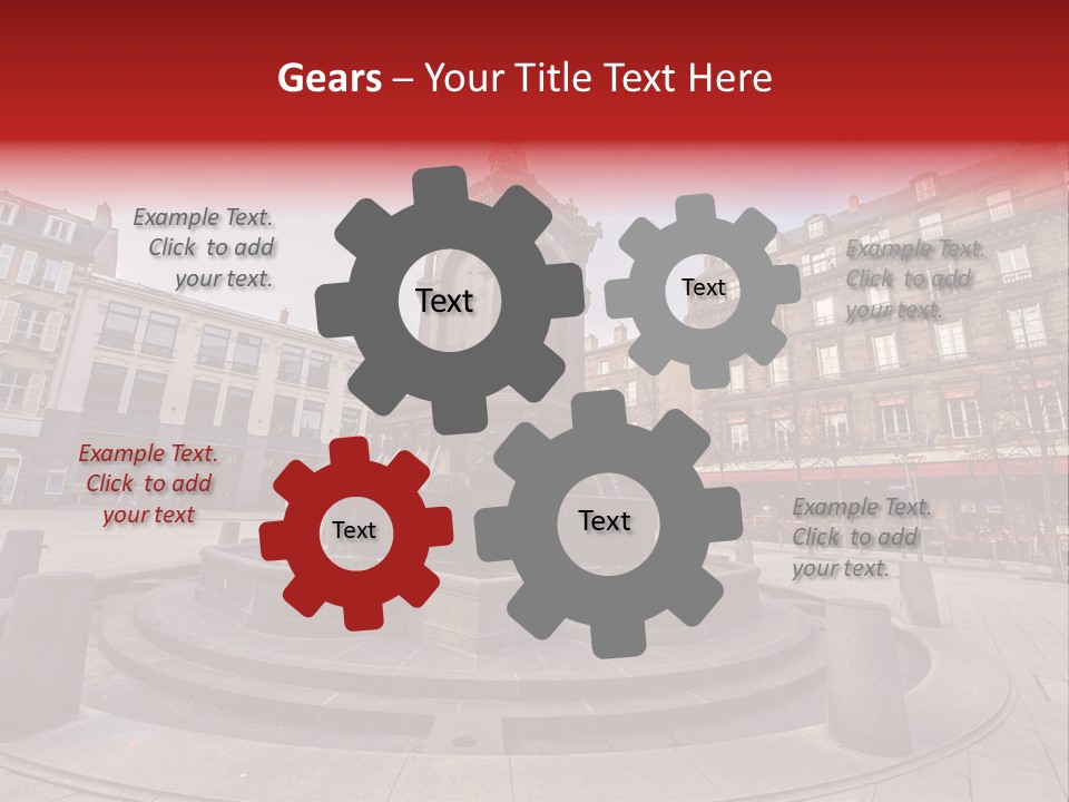 Fly Man Business PowerPoint Template