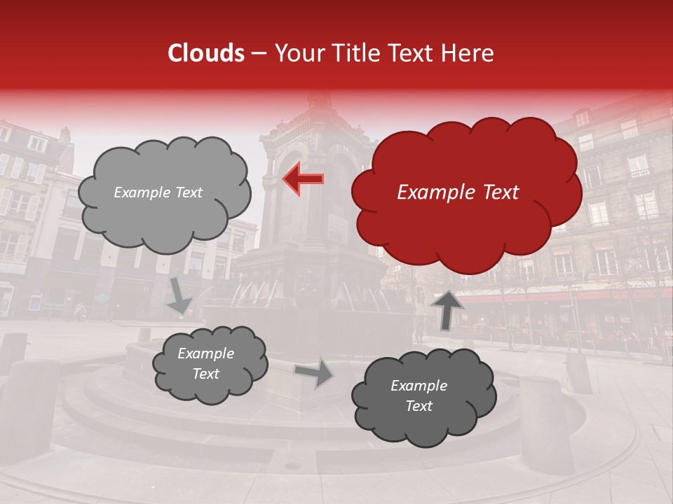 Fly Man Business PowerPoint Template