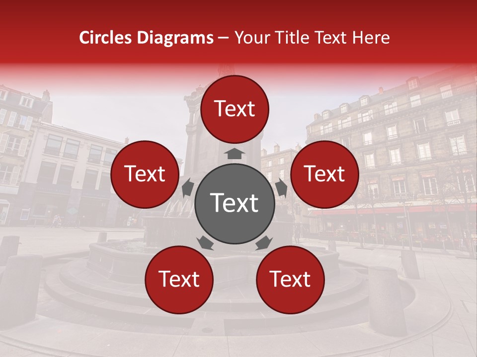 Fly Man Business PowerPoint Template