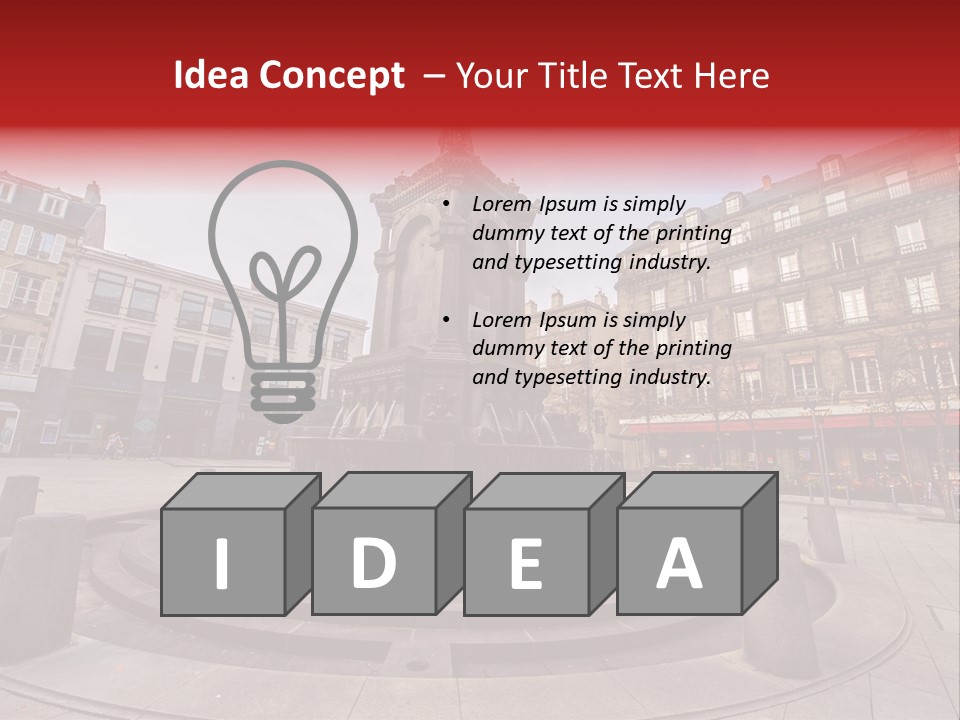 Fly Man Business PowerPoint Template