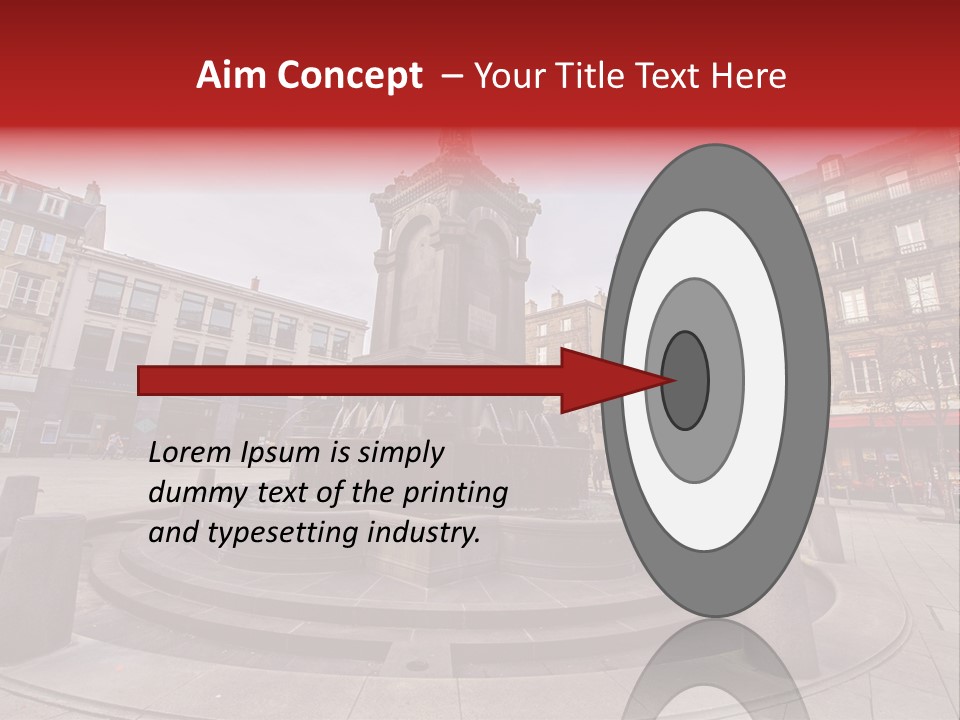 Fly Man Business PowerPoint Template