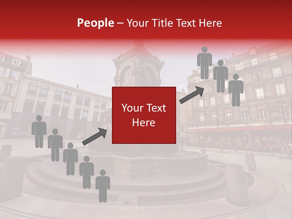 Fly Man Business PowerPoint Template