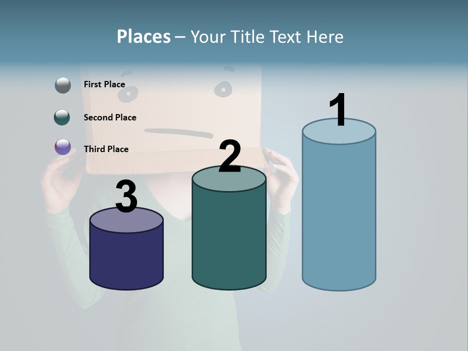Masque Sad Faceless PowerPoint Template