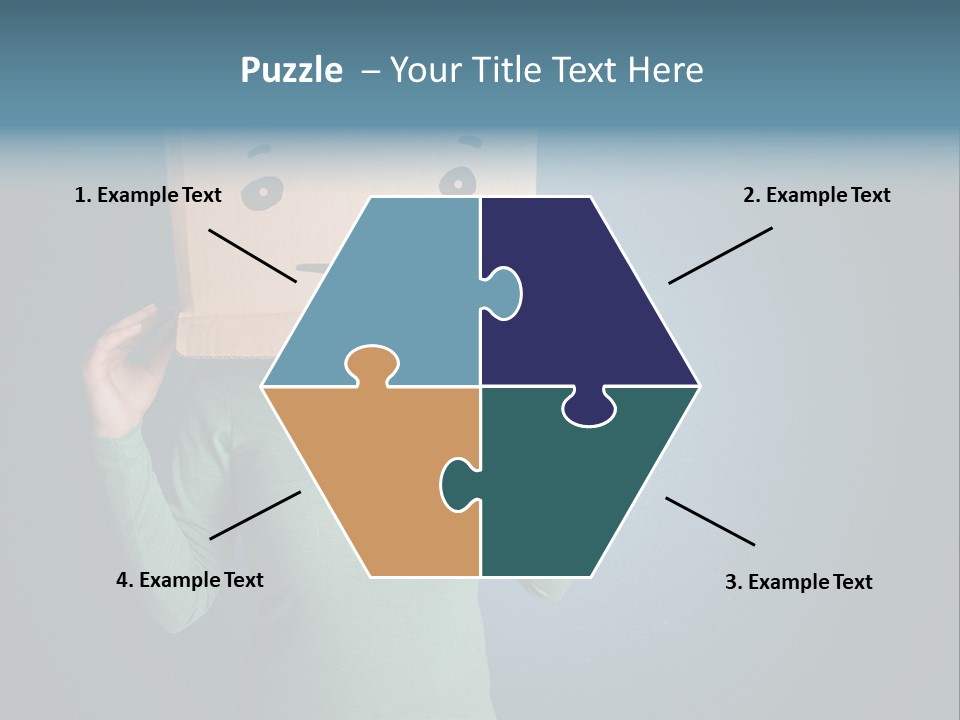Masque Sad Faceless PowerPoint Template