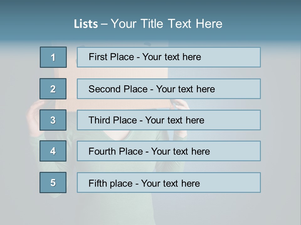 Masque Sad Faceless PowerPoint Template