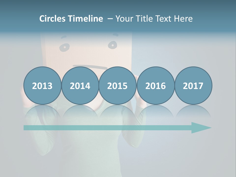 Masque Sad Faceless PowerPoint Template