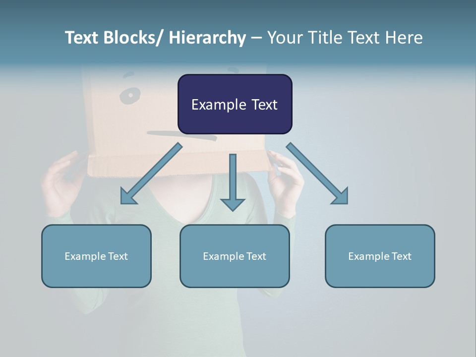 Masque Sad Faceless PowerPoint Template