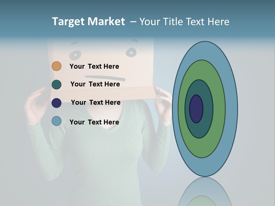 Masque Sad Faceless PowerPoint Template